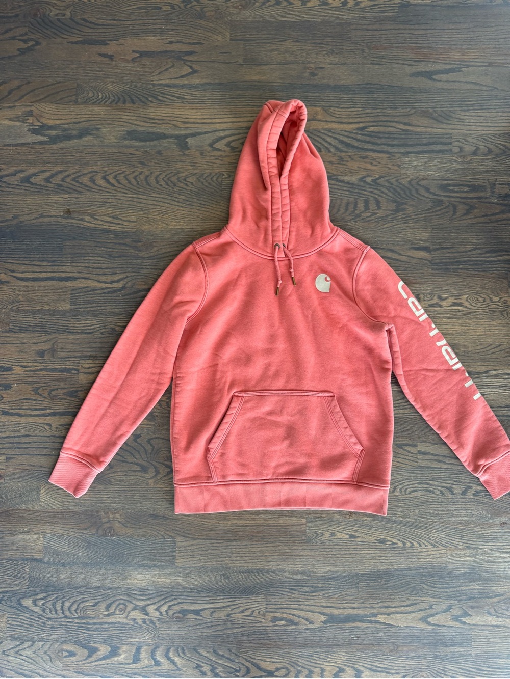 Carhartt Men’s Crewneck Hoodie in Dusty Coral